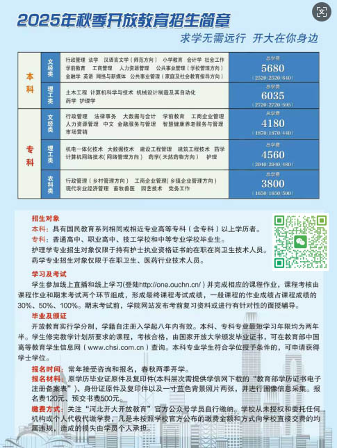 2025年國(guó)家開放大學(xué)報(bào)名電話